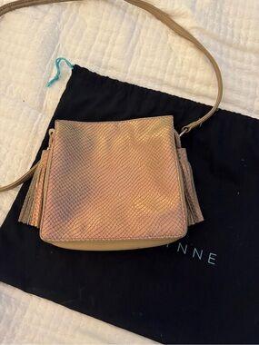 Kelly Wynne “Sorry Not Sorry” Satchel in Prismatic Pink